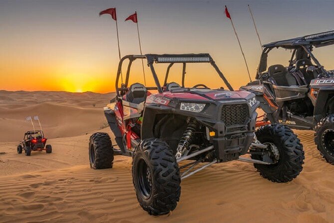1-Hour Desert Buggy Self-Drive Adventure: Camel Ride & Sandboard - Sandboarding on the dunes