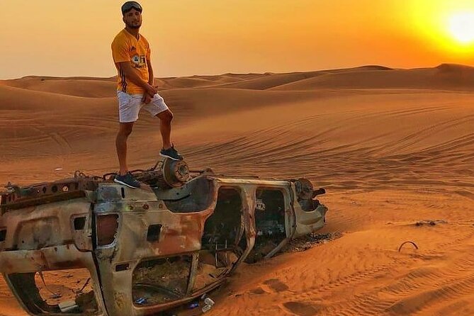 1-Hour Desert Buggy Self-Drive Adventure: Camel Ride & Sandboard - A camel ride for a slower desert view