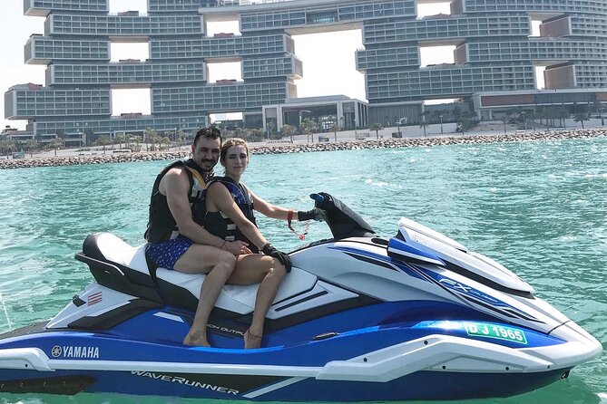 1 hour Jetski Tour - Burj Al Arab and Royal Atlantis - Following the guide beyond Jumeirah Beach Residence
