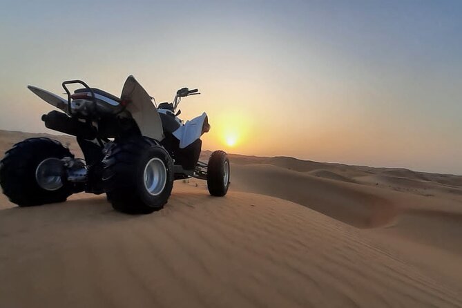 1 hour Quad Biking Experience with pick and drop - Pickup, the Sweihan meeting point, and the return trip