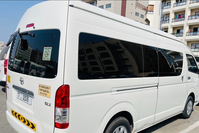 10 - 12 Seater Toyota Haice Tourist MiniVan Rental Dubai - Why a private van makes sense in Dubai