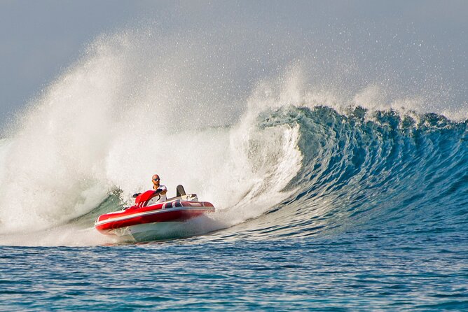 120 MINUTES Dubai Private Self-Drive SeaKart Jet Ski Boat Tour - A swim stop in the open water