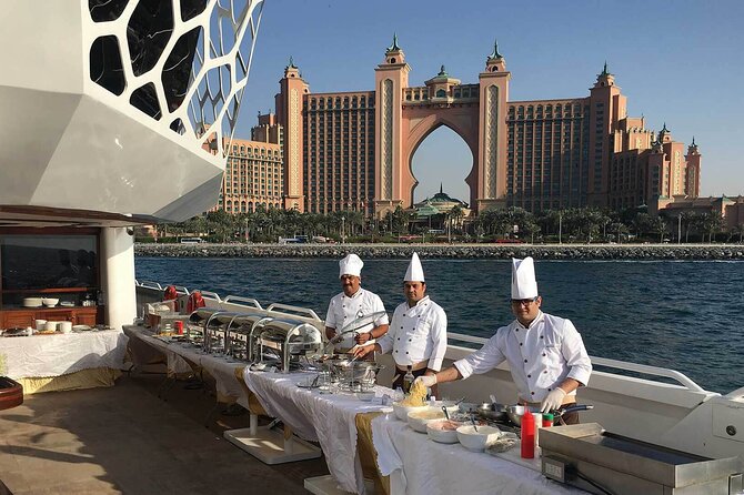 3-Hour Lotus Mega Yacht Dinner Cruise Dubai with Transfers - Key points to know before booking