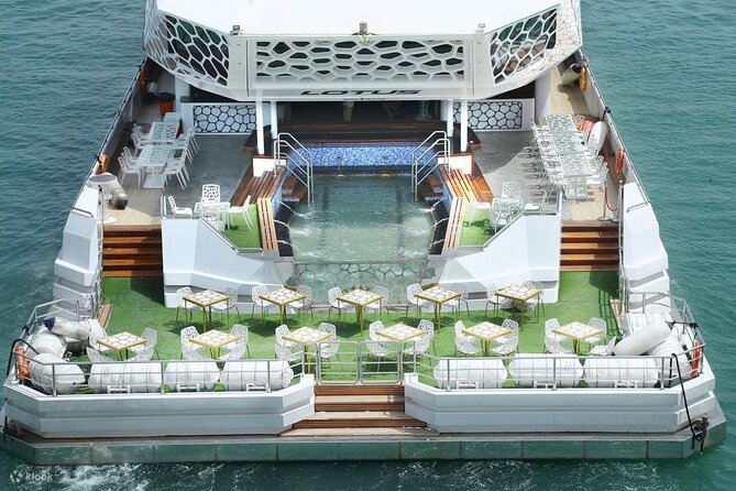 3-Hour Lotus Mega Yacht Dinner Cruise Dubai with Transfers - Dinner with a view, not dinner as the whole show