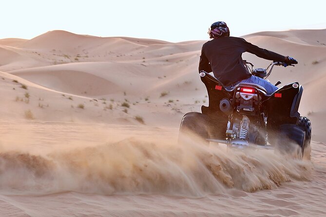 30 minutes Private Quad Bike Ride in Desert - Riding into the dunes, not just around a parking area