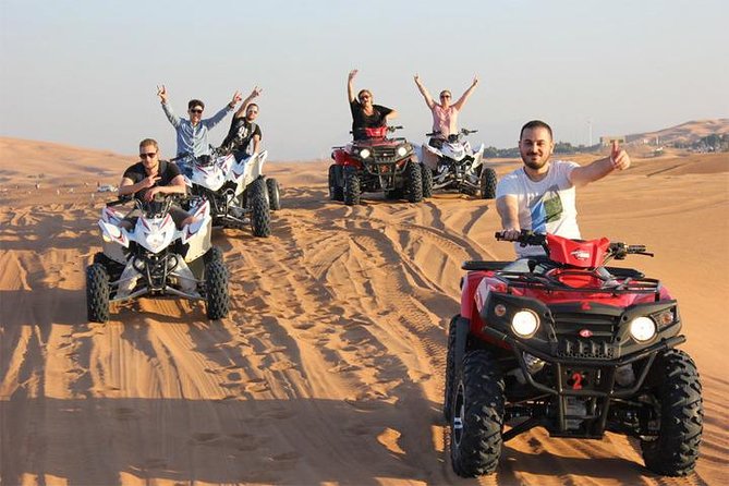 4x4 Deluxe Desert Safari Dubai with Camel Riding - The desert camp turns into an evening show