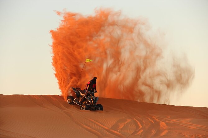 4x4 Desert Safari Abu Dhabi with BBQ Dinner - Belly dancing and Tanura after dark