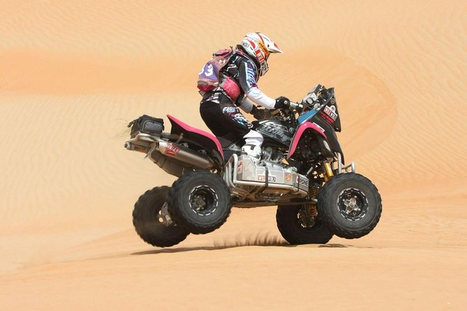 4x4 Self-Drive Quad Bike Safari with Camel Riding - From Dubai streets to open desert