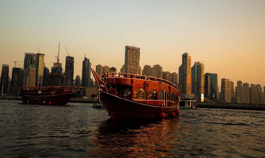 5-Star Marina Dhow Dinner Cruise With Live Entertainment - Boarding at Jack Sparrow Floating Restaurant