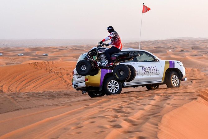 6-Hour Dubai Desert Safari with BBQ Dinner & Quad Biking - Dune bashing with drivers who make the difference