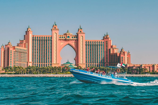 90 Minutes Speedboat Tour Dubai Marina, Burj Al Arab and Atlantis - From Canal Calm to Open-Water Speed