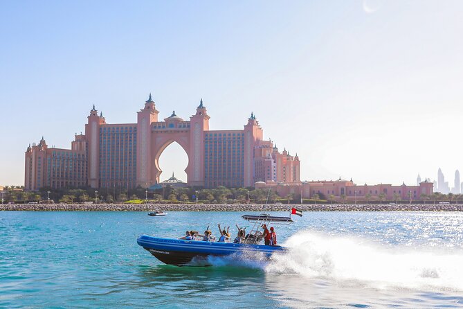 90 Minutes Speedboat Tour: Marina, Atlantis, Palm & Burj Al Arab - Atlantis, The Palm and the best photo stops