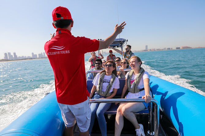 90 Minutes Speedboat Tour: Marina, Atlantis, Palm & Burj Al Arab - Cayan Tower and the return through Dubai Marina