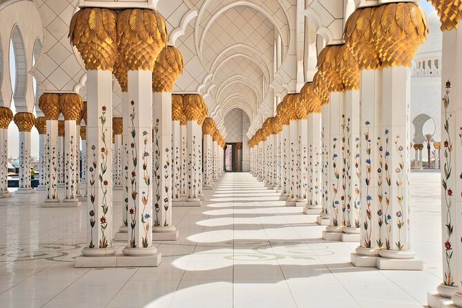 Abu Dhabi City, Sheikh Zayed Mosque & Ferrari World Tour with Transfers - Emirates Palace is a quick outside look