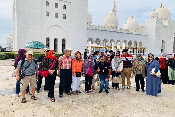 Abu Dhabi City Sightseeing Tour From Dubai - Two hours inside Sheikh Zayed Grand Mosque