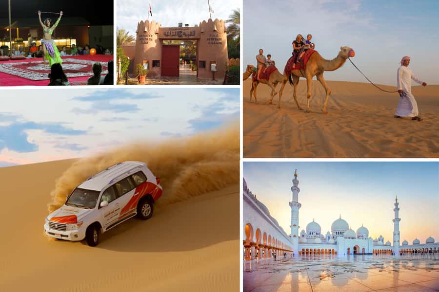 Abu Dhabi: City Tour and Desert Safari Package - Key points at a glance