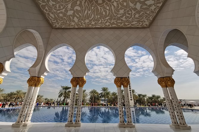 Abu Dhabi City Tour Including Ferrari World Tickets from Dubai - Capital Gate and the royal quarter