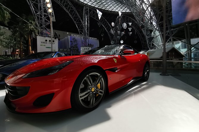 Abu Dhabi City Tour Including Ferrari World Tickets from Dubai - Abu Dhabi skyline, Corniche, and Louvre views