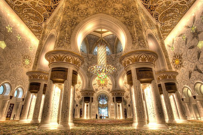 Abu Dhabi Day Tour From Dubai with Sheikh Zayed Grand Mosque - Emirates Palace supplies the grand finale
