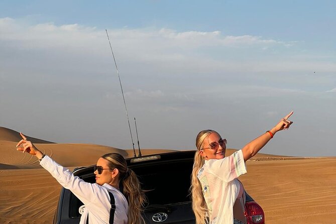 Abu Dhabi Desert Safari BBQ Dinner Live Shows Pick & Drop More - Dune bashing: exciting, but possibly shorter than expected