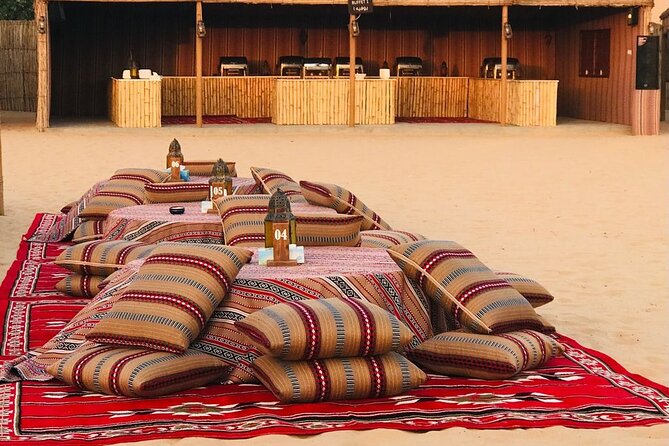Abu Dhabi Desert safari with BBQ Dinner,Sandboarding & Camel ride - Belly dancing and the Tanoura show