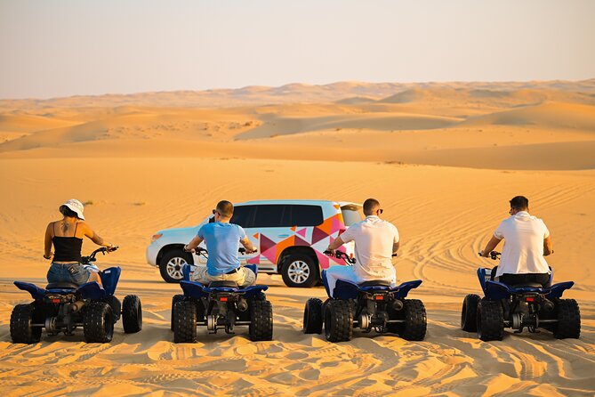 Abu Dhabi Evening Desert Safari - Dune bashing Camel ride and BBQ - Sunset in the Abu Dhabi desert