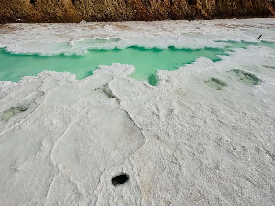 Abu Dhabi: Fossil Dune, Salt Lake and Camel Race Track Tour - The Al Wathba salt lake, a pretty stop with limits