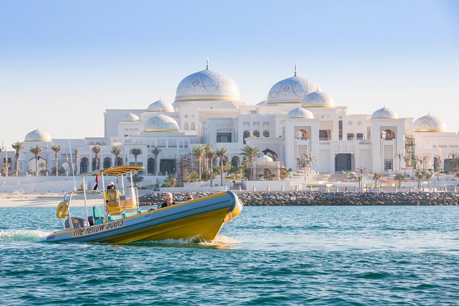 Abu Dhabi Guided Sightseeing Boat Tours - Abu Dhabi from the water, not another bus window