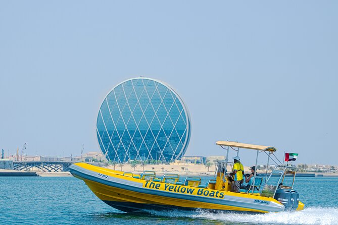 Abu Dhabi Guided Sightseeing Boat Tours - Emirates Heritage Village from the Sea