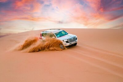 Abu Dhabi Morning Desert Safari: 4×4 Dune Bashing, Camel Ride and Sandboarding
