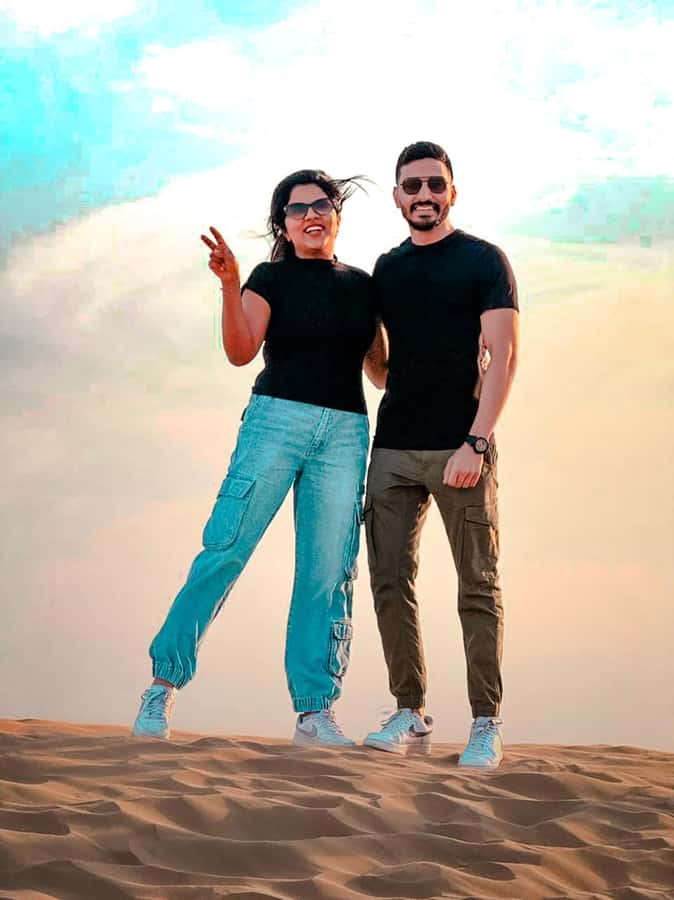 Abu Dhabi: Morning Dune Drive, Camel Ride & Sandboarding - A camel ride that gives you the idea, not a full trek