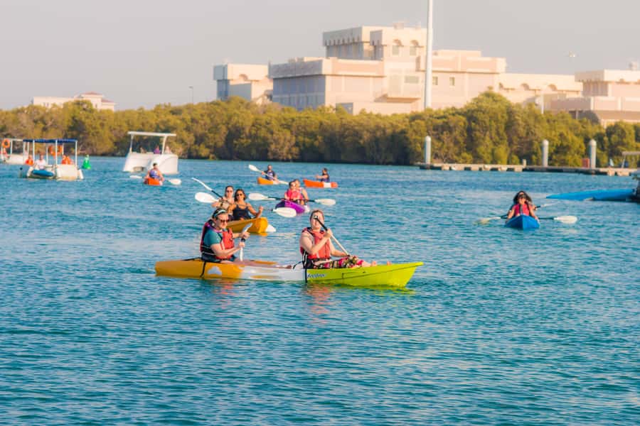 Abu Dhabi: Reem Central Park 2-hour Guided Kayak Tour - From Reem Central Park to the mangroves