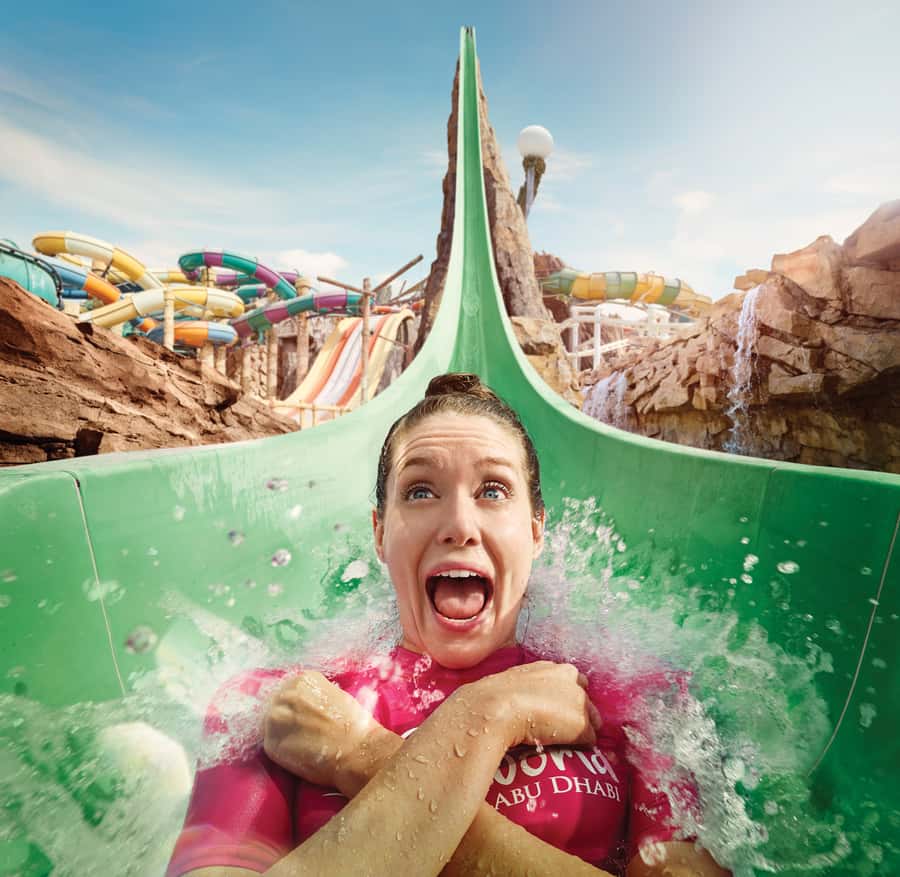 Abu Dhabi: Yas Waterworld Entry Ticket with Free Shuttle - Families get choices at every courage level