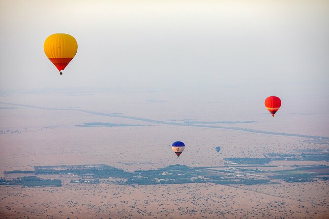 Adventure Hot Air Balloon with Buffet Breakfast & Falcon Show - Camel, Horse, and Quad Bike Time