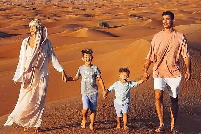 Adventurous Red Dune Desert Safari Deal with Quad Bike,Shows &BBQ - Camel rides and sandboarding