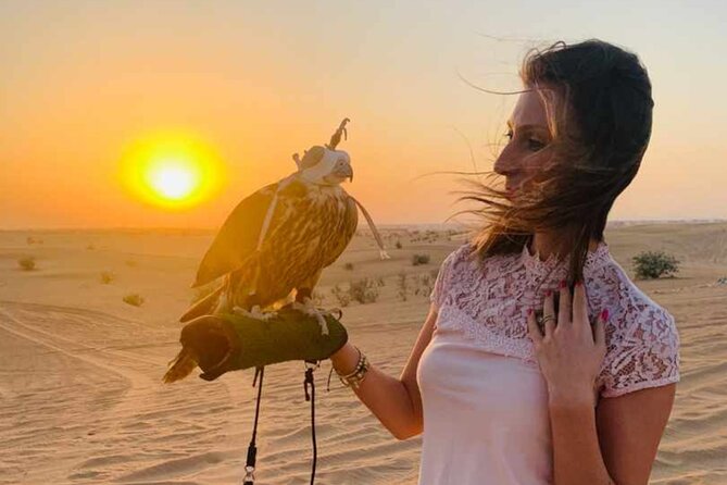Adventurous Red Dune Desert Safari Deal with Quad Bike,Shows &BBQ - Sunset over the dunes