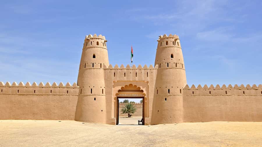 Al Ain City Tour | Oasis, Heritage & History Landscapes - Green Mubazzarah adds a softer side to the mountain