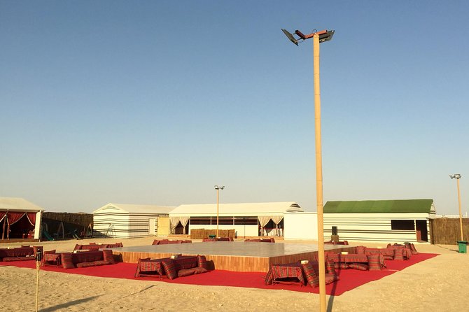 Al Ain Desert Safari with Buffet Dinner - Arabic coffee and dates at a fort-style camp
