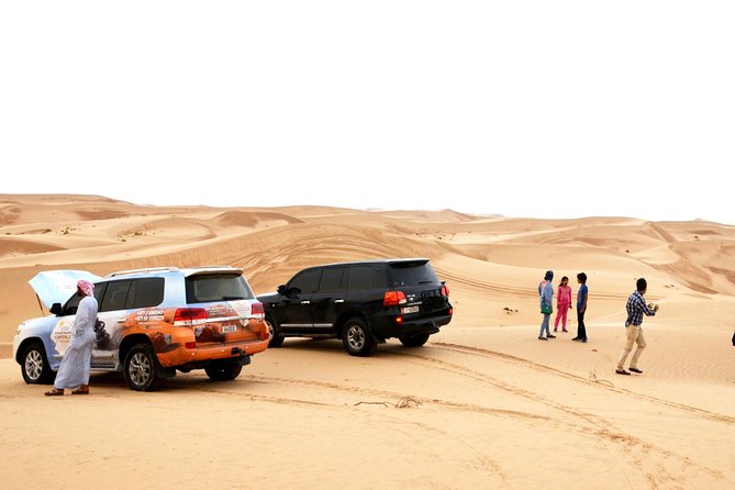 Al Ain Desert Safari with Buffet Dinner - Camel riding, sandboarding, and falcon photos