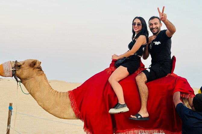 Arabian Desert Safari Abu Dhabi: 6Hour Tour with BBQ & Live Shows - The Bedouin-style camp after sunset