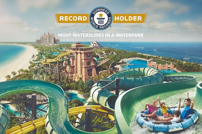Atlantis Aquaventure Ticket (with options for Aquarium), Dubai - The Neptune Tower and the big-ticket slides