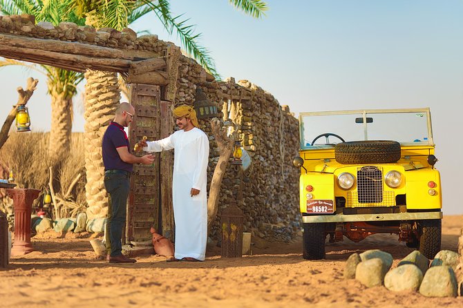 Authentic Safari in Vintage Land Rover with Traditional Dinner - Four courses of Emirati food