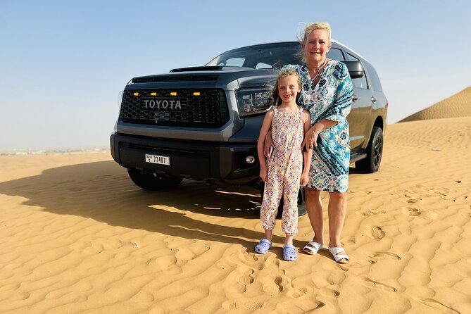 Best Dubai Desert Safari with Buffet Dinner,Sand Boarding & Shows - Quad bikes before the main ride