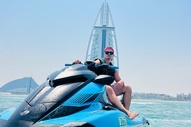 Best Morning Deal: 30-Minute JetSki Tour of Burj Al Arab in Dubai - Riding a Yamaha toward Burj Al Arab