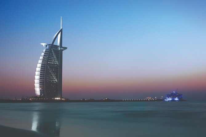 Big Bus Dubai Open Top Night Tour - Burj Al Arab from the Jumeirah coast