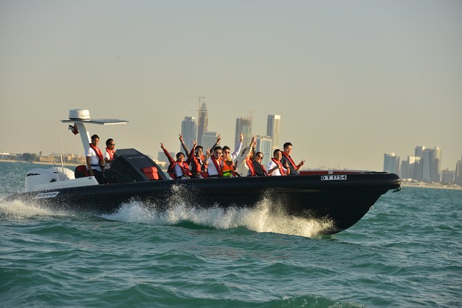 Burj Al Arab 100 Minute Boat Tour - Atlantis The Palm from open water