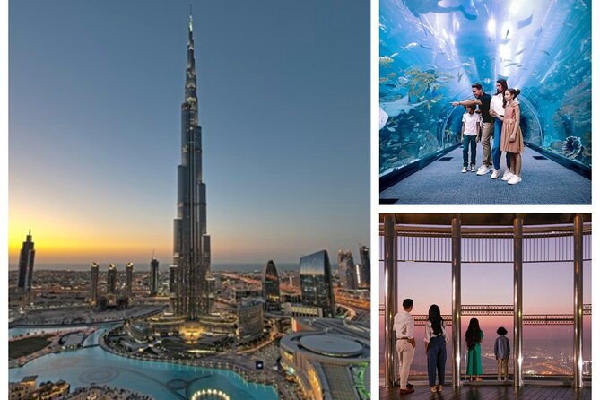 Burj Khalifa At the Top & Dubai Aquarium Combo Entrance Tickets - Burj Khalifa: the view begins before you reach the top