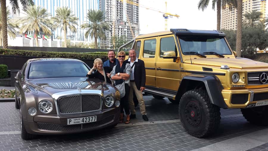 Burj Khalifa VIP Lunch – Michelin Dining & Porsche Transfer - Entering Burj Khalifa through the private route