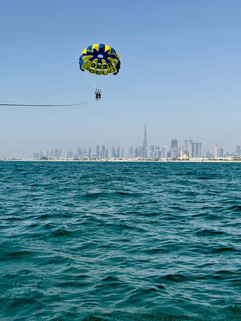 Combo: 30-Min Jet Ski to Burj Al Arab & Solo Parasailing - What happens at Nemo Watersports