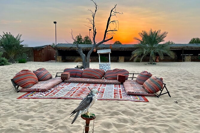 Desert Safari Abu Dhabi w/ Sand Boarding, Camel Ride & BBQ Dinner - Sandboarding, henna, and Arabic clothing photos